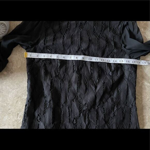 JUDITH & Charles black Long sleeve sheath dress size 6 - Picture 10 of 12